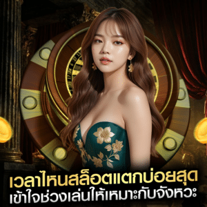 เวลาไหนสล็อตแตกบ่อยสุด เข้าใจช่วงเล่นให้เหมาะกับจังหวะ